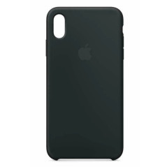 Coque en Silicone iPhone XS Max Noir - MRWE2Z | Smarty Paris